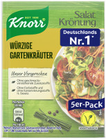 Knorr Salatkrönung Würzige Gartenkräuter Dressing Beutel 5er-Pack 40 g
